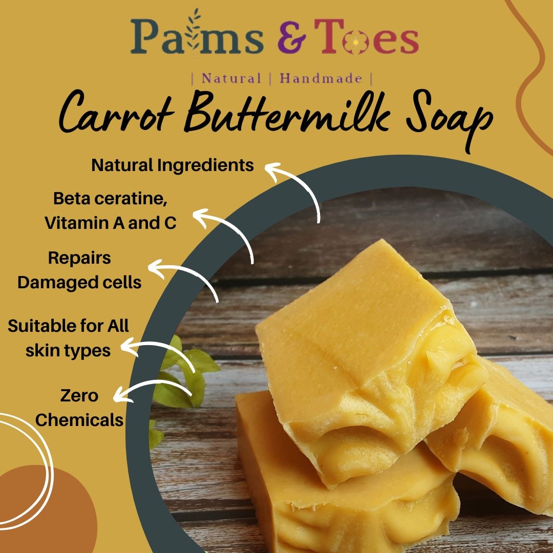 carrot and butter milk soap
